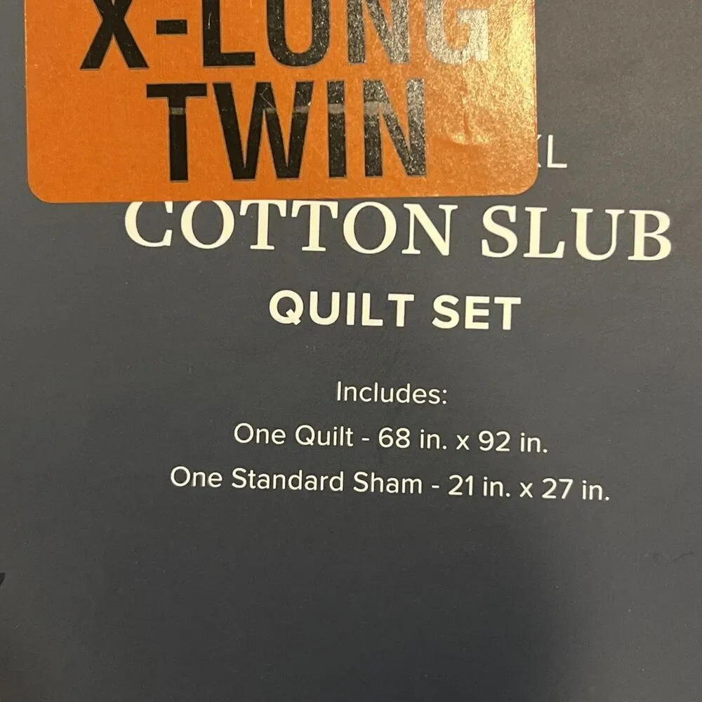 Brooks Brothers Cotton Slub Quilt Sham Set TWIN XL Green Stripes Diamond Stitch